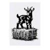 'Goat On Straw Bale' Temporary Tattoo - Water Resistant, Skin-Safe,