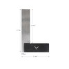 PEC Tools Machinist Square Precision Engineer Wide Seat Square 90