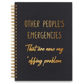 akeke Funny Spiral Notebook for Women, Coworker, Boss, Employee, Team Leader, Boss Lady, White Elephant Office Gifts, Coworkers Leaving Gifts, Office Pranks Gifts, Coworker Gag Spiral Notebooks AMM3