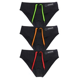 Men's Athletic Swim Briefs Compression Fit Quick Dry Training Swimsuit with Drawstring for Swimming and Racing(X027+X028+X029+DR727-L