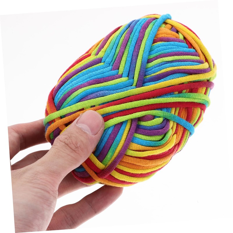 OSALADI 2pcs Vibrant Color DIY Knitting Yarn Soft and Skin