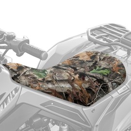 Pensura ATV Seat Cover Waterproof Polyester Fabric, Hunting Forest 4-Wheeler Seats Covers ATVs Accessories Waterproof Seat Protect for Sportsman Rancher Foreman Scrambler