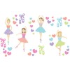WallPops WPK2575 Prima Ballerina Wall Art Kit, Multi-Color