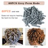 Perm Rods For Short Hair 60 Pcs Grey Small Perm