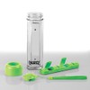 Portable 3-in-1 Water Bottle & Pill Organizer - 400ml