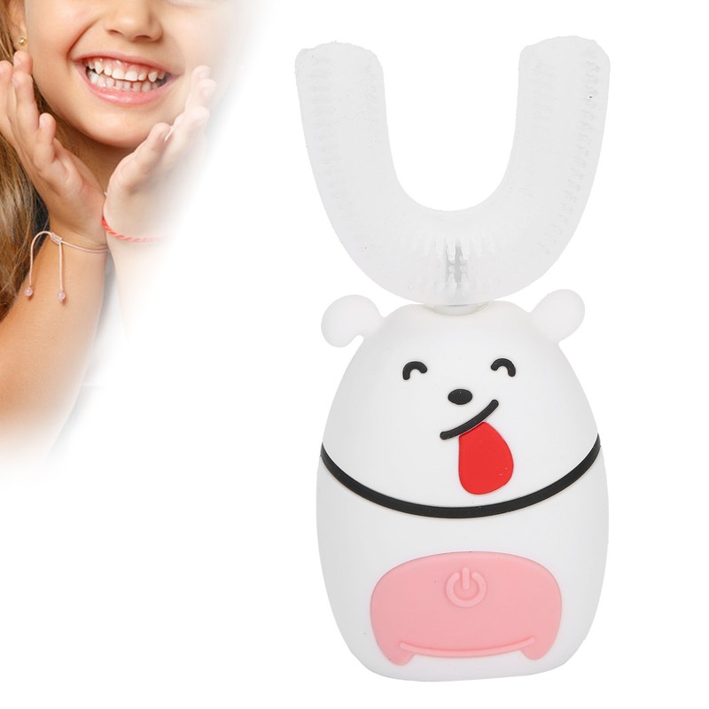 U Shaped Automatic Toothbrush Electric IPX7 Waterproof Children Kids Toothbrush7-12