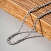 Rinbuz Long Rope Chain Necklace Stainless Steel Twist Chain Dainty