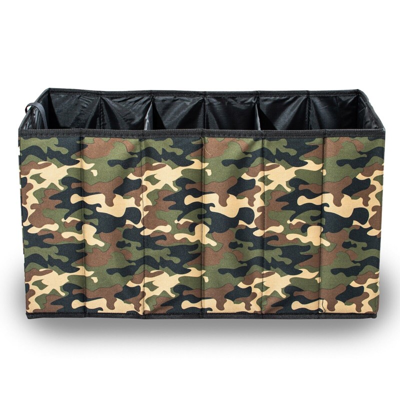 EASYVIEW Expandable Car Storage Camouflage Organizer Suv Truck Large