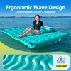 Sunrio 2025 Upgrade 72''*72'' Giant Inflatable Floating Mat Pool Float