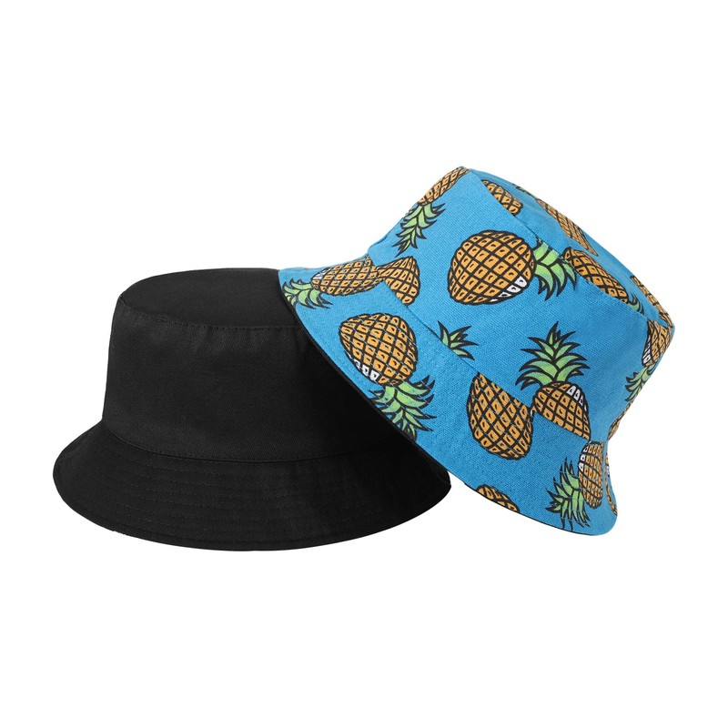 ZLYC Sun Hat Unisex with Fruit Print, Beach Hat, Angler
