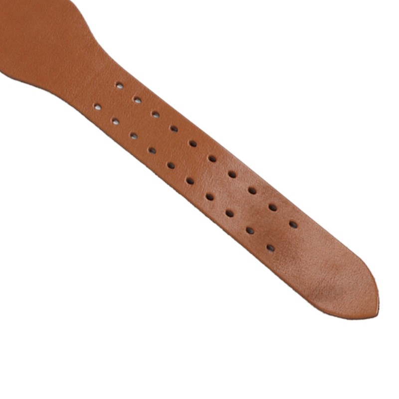 Weightlifting Belt 1 Layer Leather Double Prong Power Lifting Back