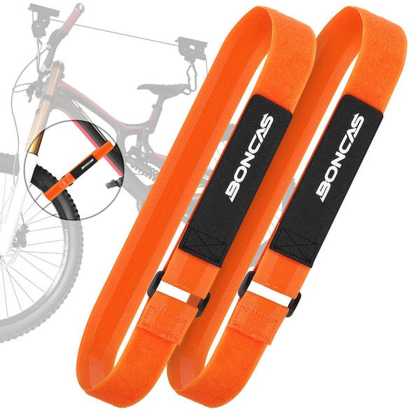 Boncas Adjustable Bike Rack Strap 24" Bicycle Wheel Stabilizer Straps