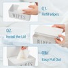 Singhoow 4 Pack Baby Wipes Dispenser Refillable Wipe Holder with