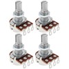 Create idea 4pcs B50K Linear Potentiometer Knobs 18mm Long Split