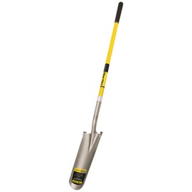 Truper 31286 Tru Pro 48-Inch 16-Inch Drain Spade, Fiberglass Handle, 10-Inch Grip
