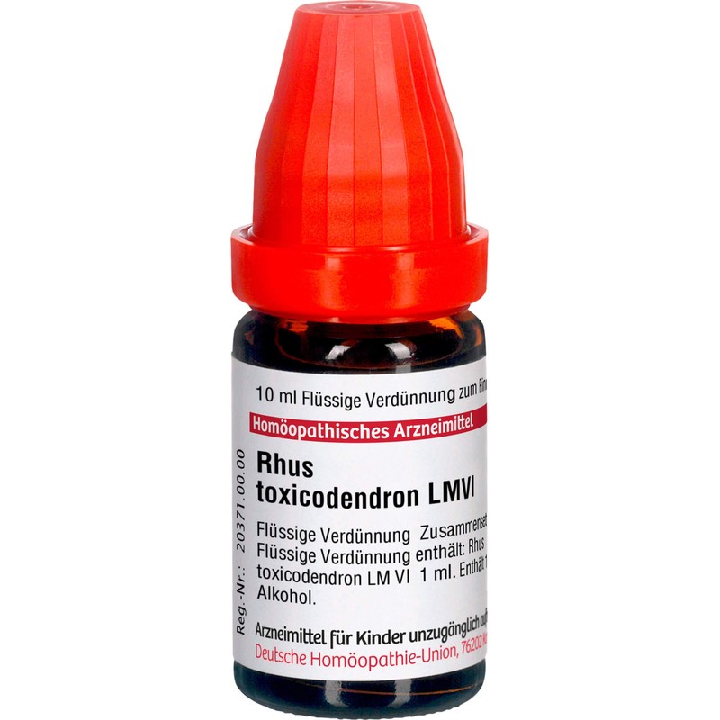 DHU Rhus Toxicodendron LM VI Dilution, 10 ml Solution
