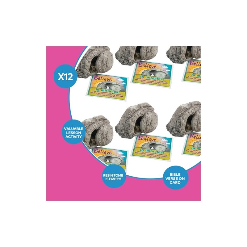 Fun Express Mini Tomb Handouts with Card 12 Pack -