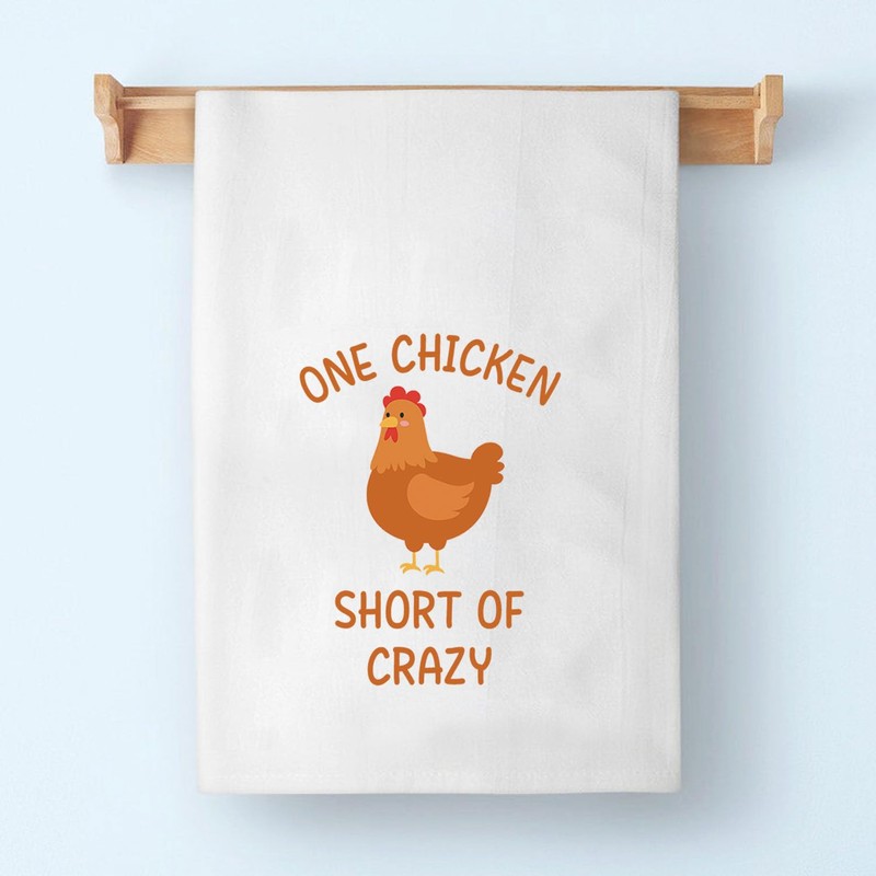 PLITI Chicken Kitchen Towel Chicken Lover Gift Chicken Mom Gift