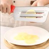 Stainless Steel Handheld Vegetable Chopper - Chip Cutter, Fruit Slicer,
