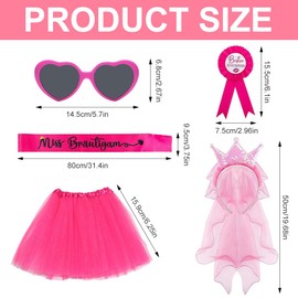 Afenau Junggesellenabschied Männer Kostüm, 5 Stück JGA Männer Kostüm mit Tütü Herren und Accessoires, Lustige Junggesellenabschied Kostüme für JunggesellenabschiedParty Und Hochzeit