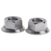 M14x1.5mm TC4 Titanium Ti Flange Nut DIN 6923 for Bolt
