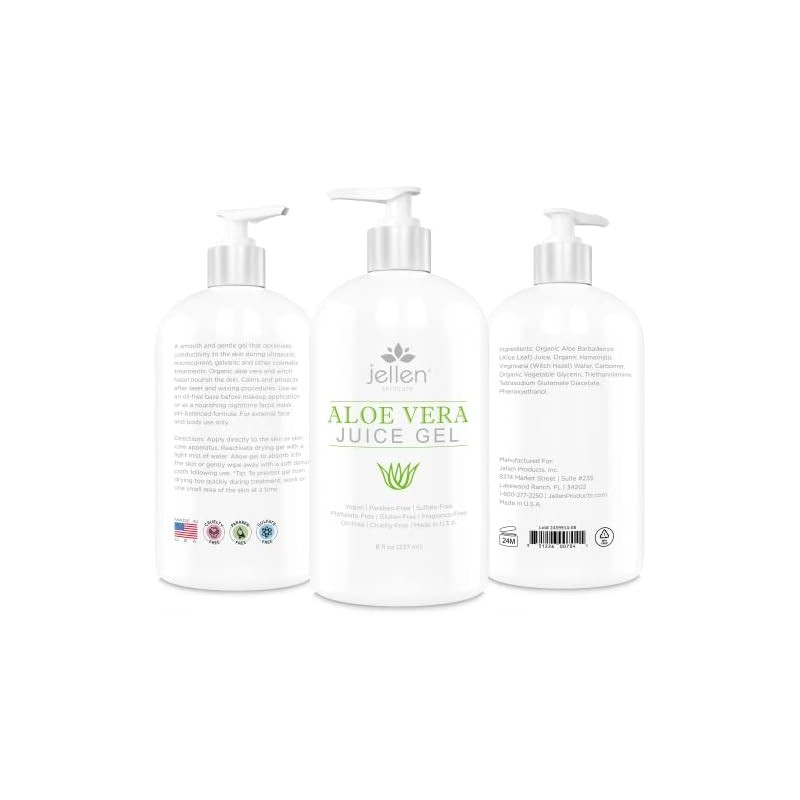 Jellen Organic Aloe Vera Conductive Facial Gel (8 fl. oz.)