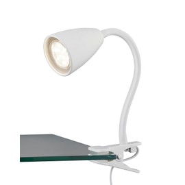Trio Leuchten Wanda 202620131 Clamp Light Metal White Matt Excl. 1x GU10 Flexible Arm