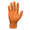 Ruvigrab - Orange Diamond Nitrile Disposable Work Gloves | High