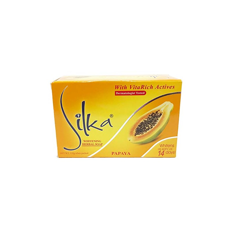 Silka Papaya Soap 4.8 oz (135 g)