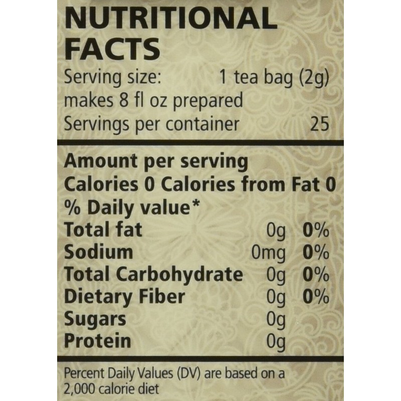 Nature's Guru Organic Whole Leaf Black Tea, Masala Chai, 25