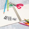 12Pcs Magnesium Pencil Sharpener Survival New Metal Pencil Sharpener with