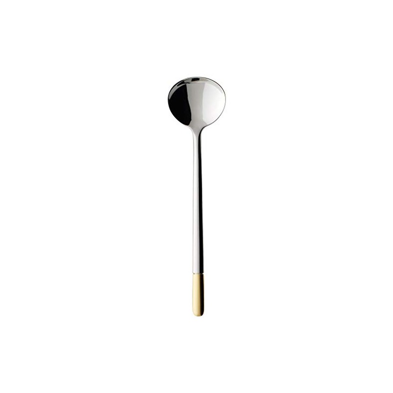 Villeroy & Boch 12-6351-1950 Ella teilvergoldeter Zuckerlöffel, Edelstahl, .