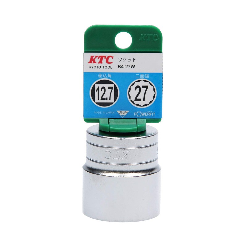 KTC Socket 12-Point B4-27W-H Size: 27 x Drive: 0.5 inches