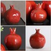 Alipis Ceramic Vase: Pomegranate Shaped Vase Bud Vase Hydroponics Planter