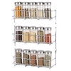Buckingham 3 Tier Chrome Back of Cupboard Door Spice Jar