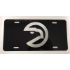 BLVD Atlanta Hawks 2 Logo Car Tag Diamond Etched on