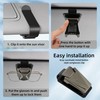 Geluode Sonnenbrillenhalter für Auto, 2 Stück, Auto-Sonnenblende, Sonnenbrillen-Halter, Clip, Brillenclip,