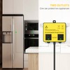 Refrigerator Surge Protector, Ortis Double Outlet Voltage Protector for Home