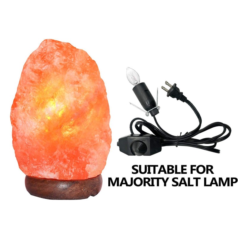 OHLGT 2 Packs Himalayan Salt Lamp Cord Replacement with Dimmer
