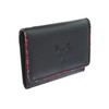 Mala Braemar Range Compact Leather Coin Purse RFID 4181_7 Black