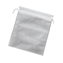MIXNEX 10PCS White Non-Woven Drawstring Bags 30x25cm – Reusable Gift Bags with Strings for Party Favors, Wedding, Travel, Dust Storage, Shoe & Toy Organizer, Eco-Friendly Tote Pouch Sacks