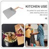 Tofficu Stainless Steel Dustpan Heavy Duty with Comfort Handle Mini