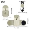 Czzmy PU Leather Stethoscope Holder with Clip for Belt, Stethoscope