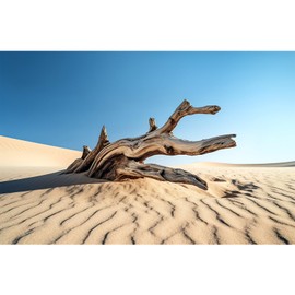 Riivvdise Reptile Habitat Background Dead Tree and Desert Scenery Terrarium Background Nature Landscape Backdrop Aquarium Background Durable Polyester Desert Background Backdrop Vinyl 72x16in