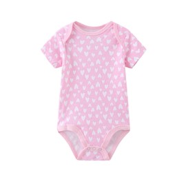 MAMIMAKA Baby Bodysuits Unisex-Infant Clothes Short Sleeve Bodysuits One-Piece 100% Cotton for Baby Boys and Girls