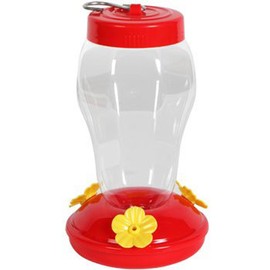Garden Collection Plastic Hanging Hummingbird Feeder