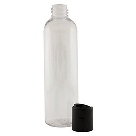4 fl oz Clear Plastic Bottle with Dispenser Lid (24 Pack)