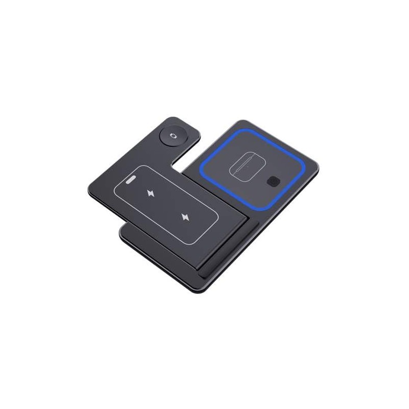 LAZOS Wireless Charger Foldable 3 in 1 Black