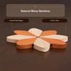 5-Piece Bamboo Trivets for Hot Dishes, Expandable Sunflower Hot Pads