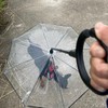NAMSAN Clear Umbrella for Dogs Small, Doggy Umbrella Leash for